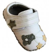 Jiazibb Genuine Cow Leather Unisex Child Pure Leather Baby Toddler Soft Bottom Indoor Crib Shoes (Insole Length:140mm, Green)