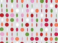 100ct Retro Beads Polka Dot Clear 4x2x9" Medium Cello Cellophane Treat Food Snack Bags