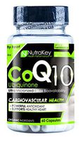 NutraKey COQ10 Capsules, 60 Count