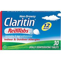 Claritin Non-Drowsy RediTabs Indoor & Outdoor Allergies 12 Hour Relief Tablets - 30 CT, 5mg.