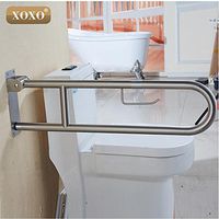 Bathroom Toilet/Bathtub Safety Grab Bar Handrail Holder 304 Stainless Steel