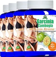 4 Pure Garcinia Cambogia Extract 100% HCA Diet Weight Loss 1000mg Potassium Calc