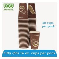 ECO-PRODUCTS, INC EPBRHC16EWPK Evolution World 24% PCF Hot Drink Cups, 16oz, Purple, 50/Pack