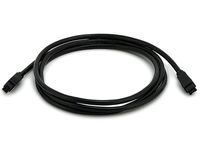 Monoprice 6FT 9-PIN/9-PIN BETA FireWire 800/FireWire 800 Cable - Black
