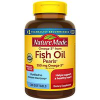 Nature Made Omega-3†† from Fish Oil 550 mg Softgels, 300 Count for Heart Health† (Packaging May Vary)