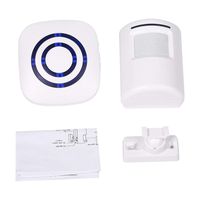 Akozon Driveway Patrol Garage Motion Sensor,Wireless Alert Home Secure System, Alarm Doorbell US Plug