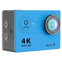 IPM 4K Waterproof 12MP Ultra HD Action Camera with Wi-Fi, 170deg. A+ HD Wide-Angle Lens, 1920x1080, 10fps, H.264, MPEG, Blue