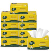 Blusea Toilet Paper, Facial Tissue, White Indonesia Wood Pulp 3Layers 10 Bundles About 96Sheets Eco-Friendly Recycled Paper, Home Use Soft Standard for Business Home