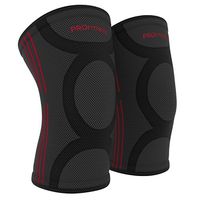 knee brace knee sleeve knee brace for meniscus tear knee compression sleeve compressoin knee sleeves knee pads for women running womens knee brace running knee brace knee support brace (Red, M)