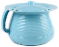 Portable Toilets - for Bedroom Children Pregnant Women Jug Adult Can Use Thick Plastic with lid Without Odor Removable Urinal -Blue