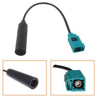 Meiyiu Fakra Car Aerial Antenna Adapter Female to DIN Car Radio for VW BMW Peugeot Skoda