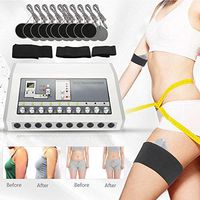 Huakii Low Frequency Digital Pulse Therapy Machine, Body Massager Face Lift Fat Reduction(US Plug)