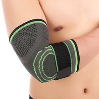 3D Weaving Elastic Compression Belt Elbow Brace Compression Support Sleeve for Tendonitis ,Tennis Elbow & Golf Elbow Treatment,Reduce Joint Pain (M)
