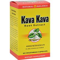 Natural Balance Kava Kava Root Extract - 234 mg - 60 Vegetarian Capsules