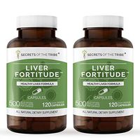Secrets Of The Tribe - Liver Fortitude, Healthy Liver Formula, Herbal Supplement Blend (2x120 Capsules)