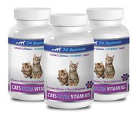 PET SUPPLEMENTS cat Wellness Center - Cats Ultra Vitamins - Premium Vitamins and Minerals - CHEWABLE - cat Calcium - 3 Bottle (360 Chews)