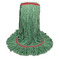 Boardwalk BWK503GNNB Mop Head, Premium Standard Head, Cotton/Rayon Fiber, Large, Green (Case of 12)