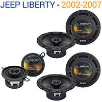 Compatible with Jeep Liberty 2002-2007 OEM Speaker Replacement Harmony (2) R65 R35 Package