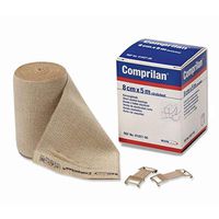 Comprilan Compression Bandage. Dimensions: 4.7" x 32.8'; (12cm x 10m), Unit: Single Roll