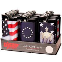 12 Djeep Stars and Stripes Lighters Tray