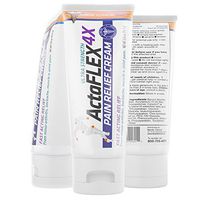 Nordic Clinical’s ACTAFLEX 4X Pain Relief Cream, 4 Oz. Rubs Out Pain on Contact. Muscle Pain Relief Cream with Menthol. Pain Relief Cream Knee, Pain Relief Cream Muscle.