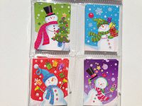 Snowman Holidays Gift Tags 16 -Count, Assorted Designs