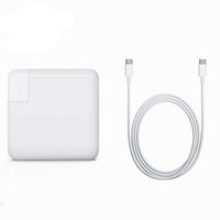 BOLWEO 61W USB-C Power Adapter, Replacement Charger Compatible with M Book Pro 13 inch 2016 MBook 12 inch 2015 with 2M USB-C to USB C Charge Cable