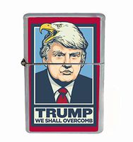 Customized Collectables Trump Will Overcomb Funny Flip Top Oil Cigarette Lighter