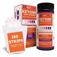 Ketone Keto Urine 150 Test Strips. 3 Resealable Foil Packs of 50 Strips Each. Look & Feel Fabulous on a Low Carb Ketogenic or HCG Diet. Accurately Measure Your Fat Burning Ketosis Levels.