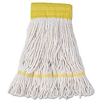 Boardwalk BWK501WH Super Loop Wet Mop Head, Cotton/Synthetic Fiber, Small, White (Case of 12)