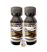 2 x Humco Strong Iodine Tincture 7% First Aid Antiseptic 1 oz Plus Free Sticker by Lucky Donk
