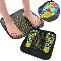Walk Massager Mat, Reflexology Walk Stone Foot Leg Pain Relieve, Health Care Acupressure Mat Pad Massager/3PCS