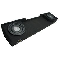 Compatible with 1988-1998 Chevy CK Silverado Ext Truck Harmony F104 Dual 10" Sub Box Enclosure