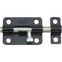 National Hardware N151-522 V834 Barrel Bolt in Black