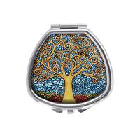 Luxcase The Tree Of Life Art Custom Sector Silver Pill Box Pocket Medicine Tablet Holder Pill Decorative Case Wallet