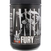 Animal Fury - Pre Workout Powder Supplement for Energy and Focus - 5g BCAA, 350mg Caffeine, Nitric Oxide, Without Creatine - Powerful Stimulant for Bodybuilders - Orange - 30 Servings