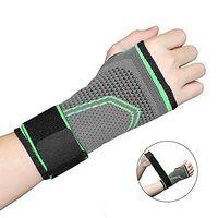 QRANSS Wrist Brace for Carpal Tunnel(2 PCS) - Wrist Sleeve with Adjustable Strap Support for Injuries, Tendonitis, Arthritis, Bowling, Weight Lifting for Men and Women