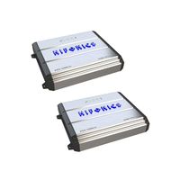 Hifonics Zeus 1200-Watt Max Class D Monoblock Car Audio Amplifier (2 Pack)