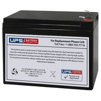 12V 10Ah F2 - Replacement Battery Compatible with The Werker WKA12-10F2