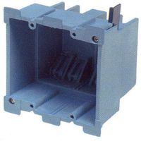 Carlon BH234R Outlet Box, Old Work, 2 Gang, 3-7/8-Inch Length by 2-3/8-Inch Width by 3-5/8-Inch Depth, Blue