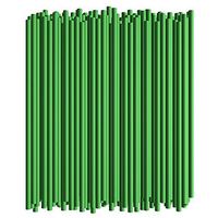 Disposable Drinking Straws - 7 3/4 Inches Long - Standard Size (Green, 250)