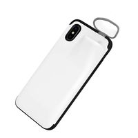 Cigou 2 in 1 Wireless Headset Set Protection Compatible with iPhone Xs Max and for AirPods (White)