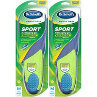 Dr. Scholl’s Sport Insoles (Pack of 2) // Superior Shock Absorption and Arch Support to Reduce Muscle Fatigue and Stress on Lower Body Joints (for Men's 8-14)