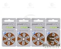 Power One Size 312 Hearing Aid Batteries (24 Batteries)