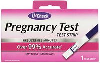 U-Check Pregnancy Test Strip U Check Pregnancy Test - Test Strip by SCI International