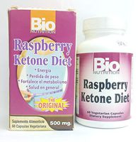 Bio Nutrition Inc Raspberry Ketone Diet Vegetarian Capsules, 3 pack