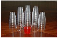 1200 Shot Glasses Hard Plastic 1 oz Mini Wine Glass Party Cups