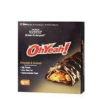 ISS OhYeah PrePost Workout Bars - Chocolate and Caramel 12 Bars
