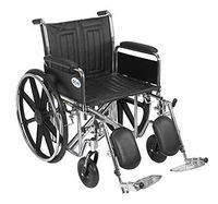 Wheelchair Std Rem Full Arms Elev Legrests 20 Heavy Duty