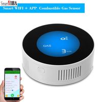 SmartYIBA APP Remote Control LCD Display Household Combustible Natural LIQUEFIED Gas Detector Gas Leak Sensor Petroleum Alarm